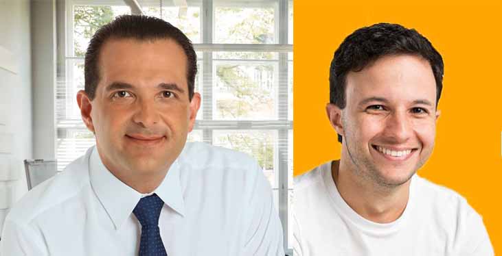Daniel José (Novo) e Edmir Chedid (DEM), eleitos deputados estaduais