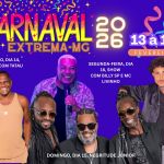 Carnaval de Extrema 2026 terá cinco dias de festa, grandes shows e atrações gratuitas para toda a família