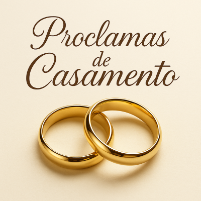 PROCLAMAS DE CASAMENTO
