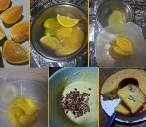 Bolo de laranja com especiarias
